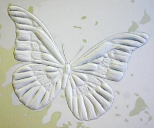 Blind embossing sample